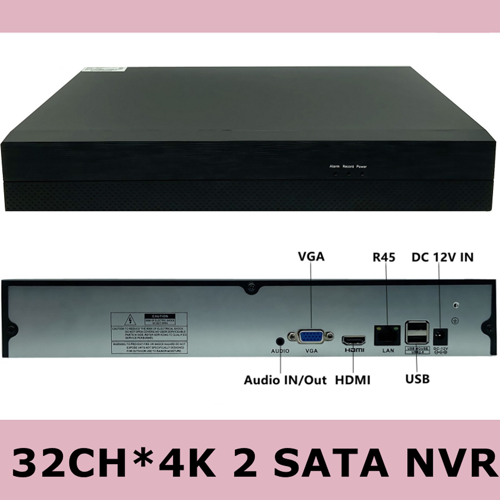32CH * 4K H.265/H.264 ONVIF2.4 NVR Ʈũ  ..